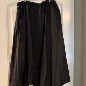 OAK + FORT Black A-Line Skirt